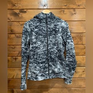 Lululemon Masked Lace Black Scuba Hoodie *Light Cotton Fleec